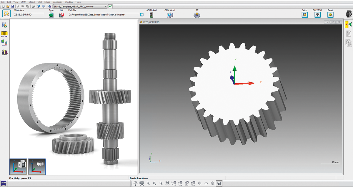 Düz dişlilerde uzman: ZEISS GEAR PRO involute